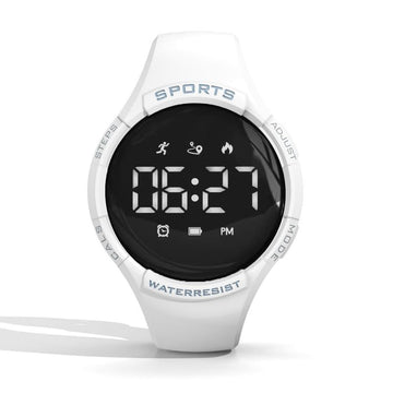T5GL Womens Fitness Tracker Pedometer Watch Step Counter Calorie Distance 5ATM Waterproof Teens Watch Alarm Digital Ladies Fitness Watch Sport Girls